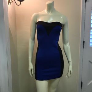 Black Blueberry Tube Dress